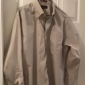 Nordstrom Men's Light Beige Dress Shirt 16.5x32